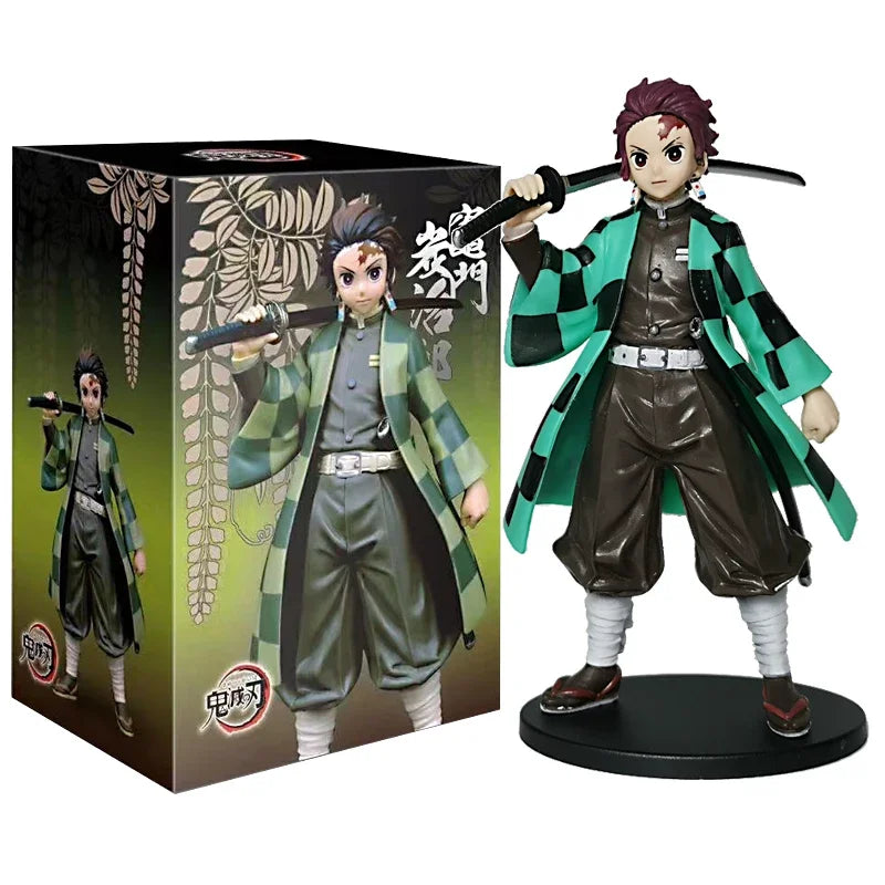 Demon Slayer Figures – Tanjiro, Nezuko, Zenitsu & Inosuke, Figures Colecionáveis