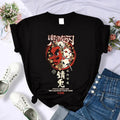 Camiseta Feminina Demon Slayer Nezuko & Tanjirou Estilo Manga Anime