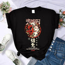Camiseta Feminina Demon Slayer Nezuko & Tanjirou Estilo Manga Anime
