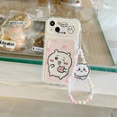 Case Chiikawa – Carteira + Cordão | Estilo Kawaii & Funcionalidade Premium para iPhone