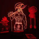 Luminária 3D LED The Seven Deadly Sins – Meliodas e Companhia