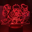 Luminária 3D LED Naruto Uzumaki – Time 7 (Sasuke, Kakashi, Naruto)