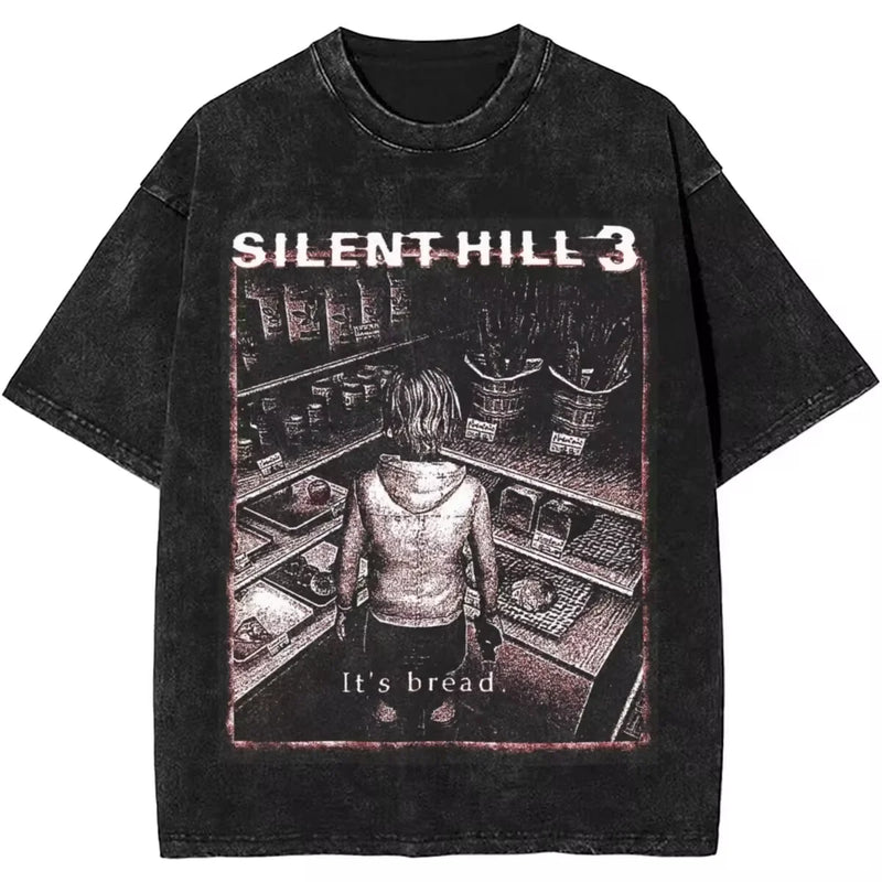 Camiseta Silent Hill Heaven’s Night – Estilo Streetwear Vintage Unissex | Estampa de Terror e Jogo Clássico