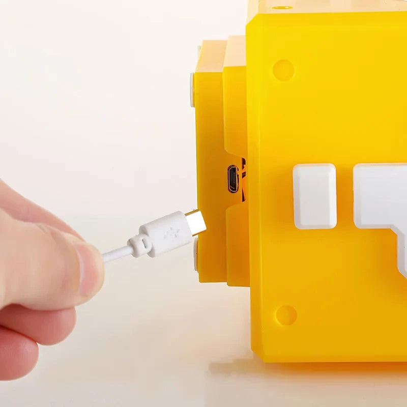 Luminária LED “Question Mark” com Música 🎵 – Luz Decorativa Gamer USB Recarregável