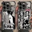Anime Cool Nana Osaki Line Plating Case For iPhone – Y2K Anti-Fall Airbag Cover