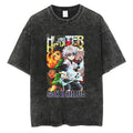 Camiseta Oversized Hunter×Hunter Kurapika Estilo Streetwear Vintage Unissex