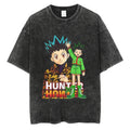 Camiseta Oversized Hunter×Hunter Kurapika Estilo Streetwear Vintage Unissex