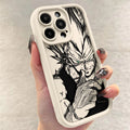 Case Dragon Ball – TPU Premium Preto para iPhone | Estilo Anime & Proteção