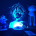 Luminária 3D LED The Seven Deadly Sins – Meliodas e Companhia