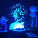Luminária 3D LED The Seven Deadly Sins – Meliodas e Companhia
