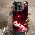 Case Gojo Satoru – Plating Armor Edition para iPhone | Proteção Reforçada & Acabamento Premium