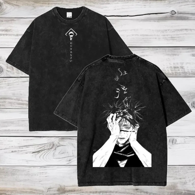Gojo Satoru T-Shirt – Jujutsu Kaisen Oversized Cotton Tee