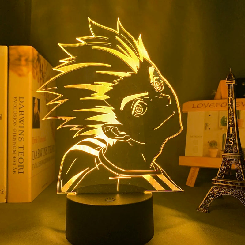 Luminária 3D LED Haikyuu – Shoyo Hinata