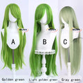 Peruca Longa 100cm – Cores Sólidas | Alta Temperatura | Cosplay Premium + Wig Cap