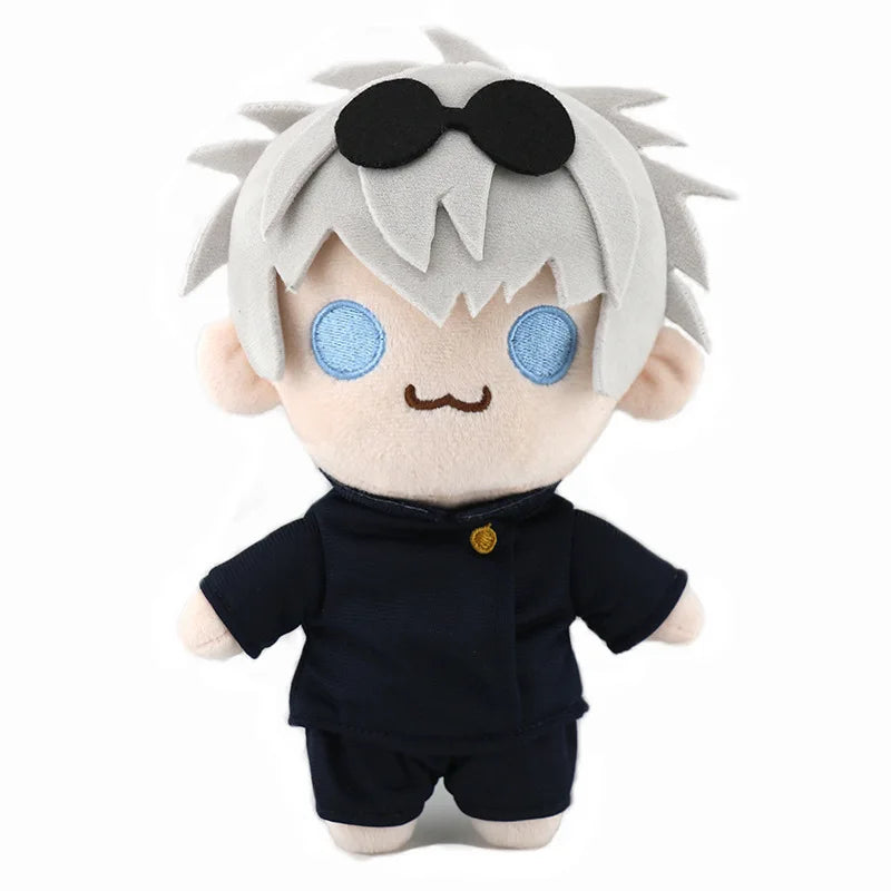 Plush Jujutsu Kaisen 21cm – Gojo Satoru & Geto Suguru | Boneco Fofo Colecionável Anime