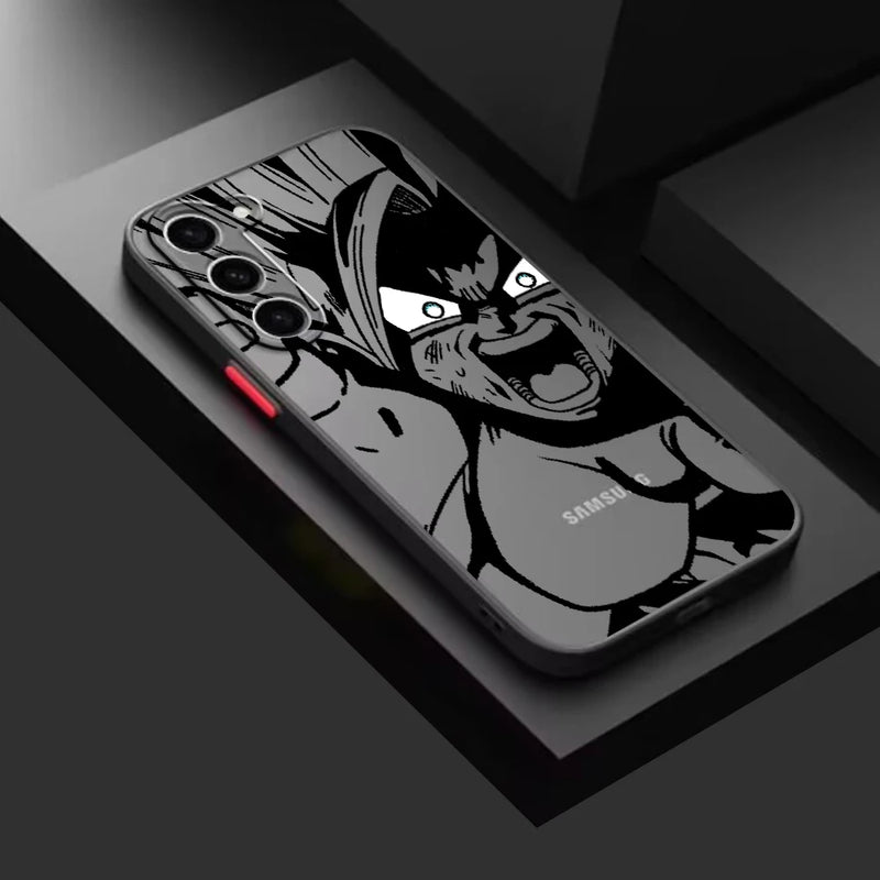 Case Dragon Ball – TPU Premium Preto para Samsung | Estilo Anime & Proteção