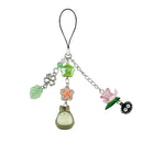 Pingente Kawaii – Corrente Azul com Mascote Soot Sprite (Anime Totoro)