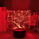 Anime ONE PIECE Led Acrylic Stand Kids Night Light Zoro Luffy Nami Action Figure for Child Bedroom Decoration Desk 3d Lamp Gift