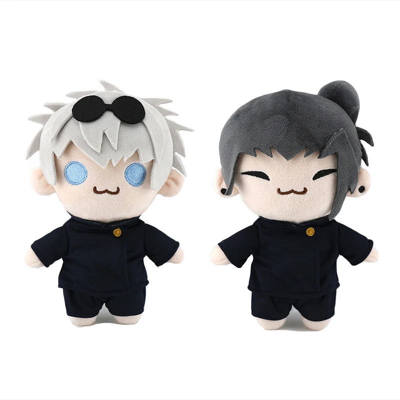 Plush Jujutsu Kaisen 21cm – Gojo Satoru & Geto Suguru | Boneco Fofo Colecionável Anime