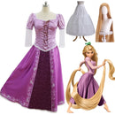 Rapunzel Cosplay – Vestido de Princesa Tangled Longo para Mulheres