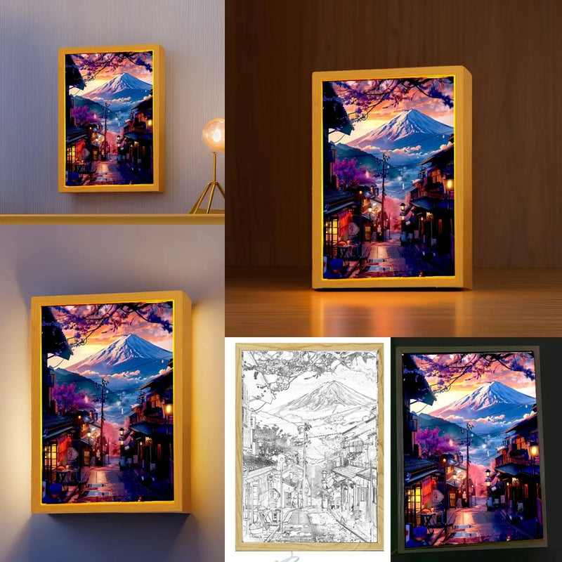 Luminária LED de Pintura – Decoração Criativa e Atmosfera Personalizada