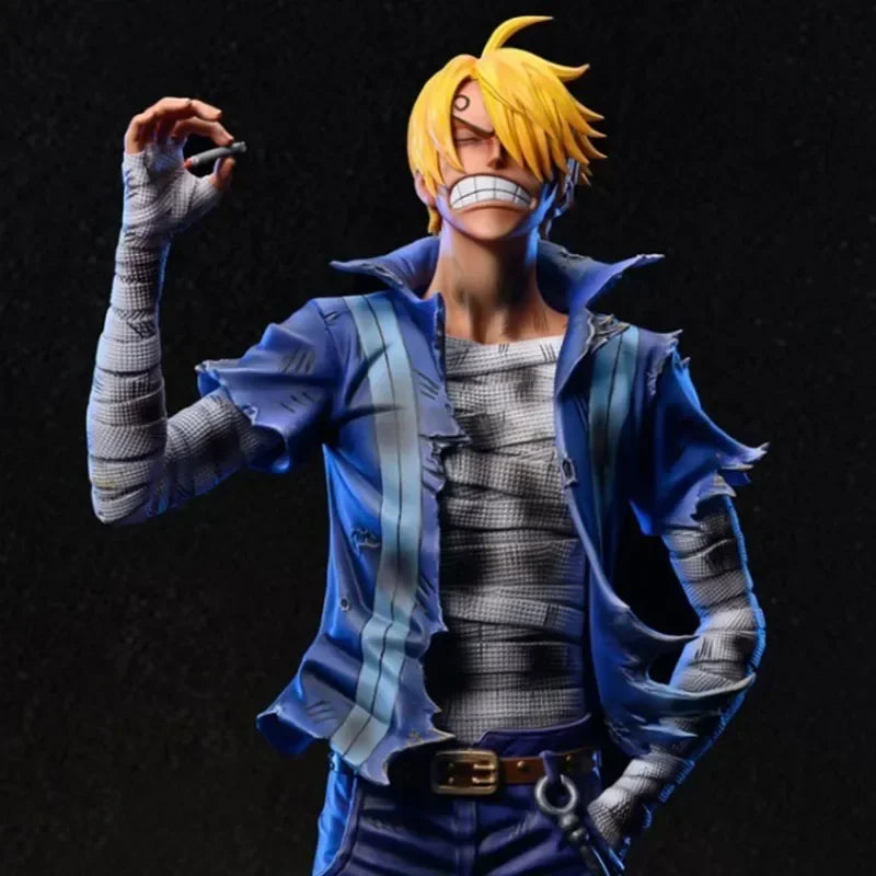 One Piece Figure – 30cm Roronoa Zoro & Vinsmoke Sanji, PVC Colecionável