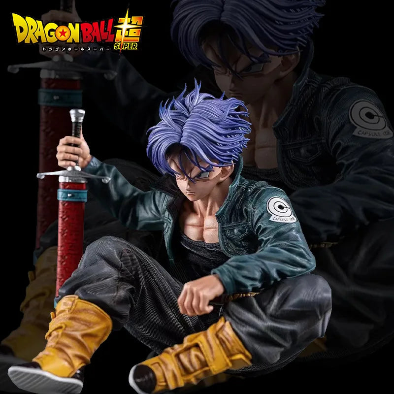 Dragon Ball Figure – 10cm Trunks Super Saiyan, PVC Colecionável