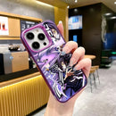 Case Demon Slayer – Silicone Matte Shockproof para iPhone | Estilo Anime & Proteção Reforçada
