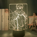 Luminária 3D LED Haikyuu – Shoyo Hinata