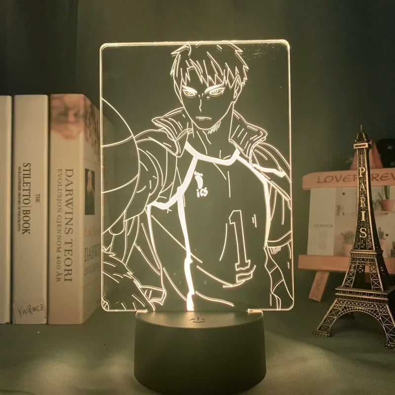 Luminária 3D LED Haikyuu – Shoyo Hinata