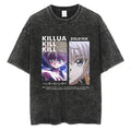 Camiseta Oversized Hunter×Hunter Kurapika Estilo Streetwear Vintage Unissex