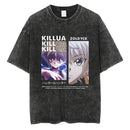 Camiseta Oversized Hunter×Hunter Kurapika Estilo Streetwear Vintage Unissex