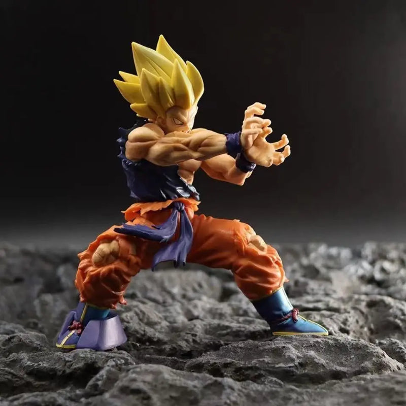 Dragon Ball Collectible – Goku & Vegeta, PVC Figure para Decoração e Brinquedo