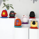 One Piece Figure Set – 6cm Q-Version Luffy, Zoro, Sanji & Nami, PVC Colecionável