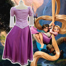 Rapunzel Cosplay – Vestido de Princesa Tangled Longo para Mulheres