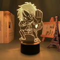 Anime ONE PIECE Led Acrylic Stand Kids Night Light Zoro Luffy Nami Action Figure for Child Bedroom Decoration Desk 3d Lamp Gift