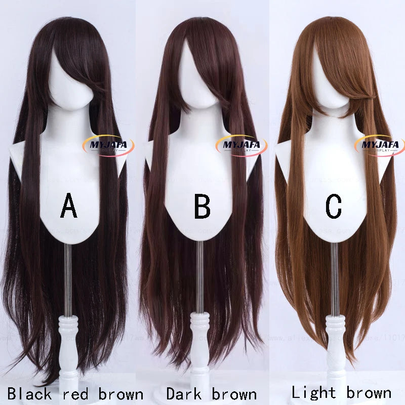 Peruca Longa 100cm – Cores Sólidas | Alta Temperatura | Cosplay Premium + Wig Cap