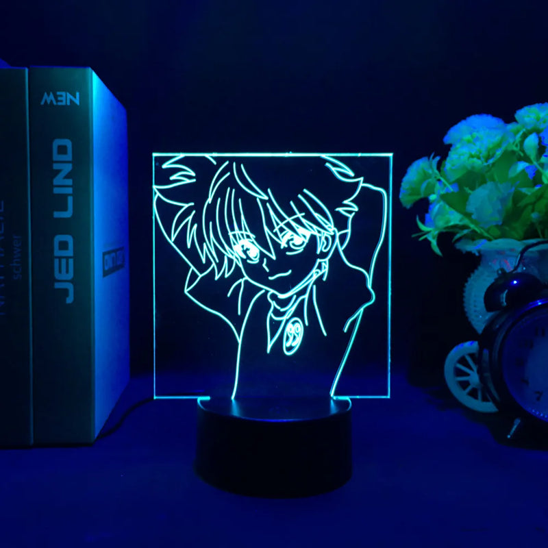 Luminária 3D LED Hunter x Hunter – Killua Zoldyck