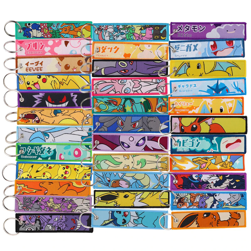 Chaveiro Bordado Anime Japonês – Personagens Clássicos