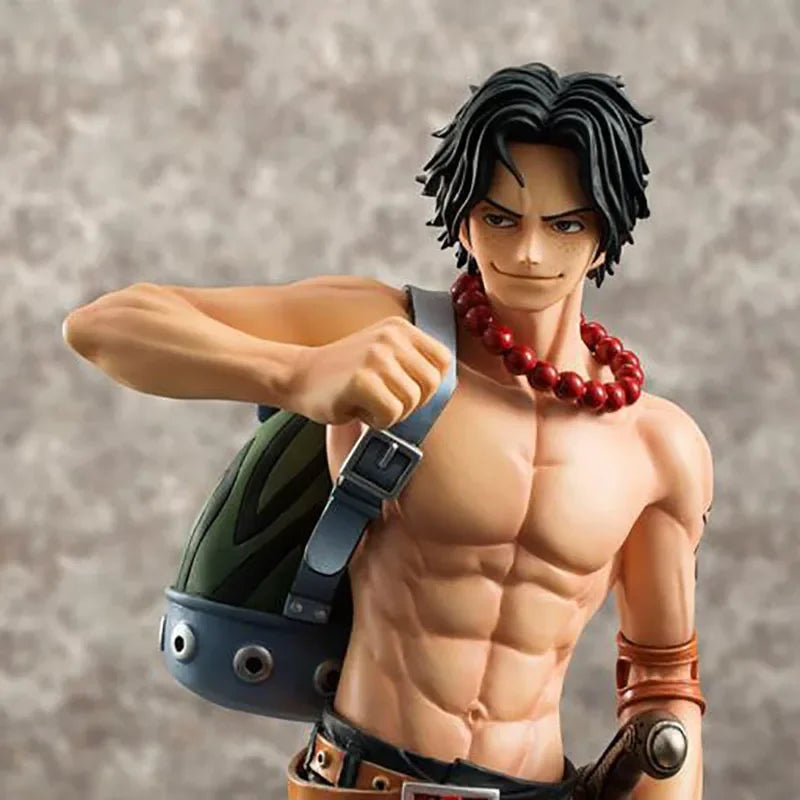 One Piece DX10th – Fire Fist Ace e Luffy, Figures Colecionáveis de PVC