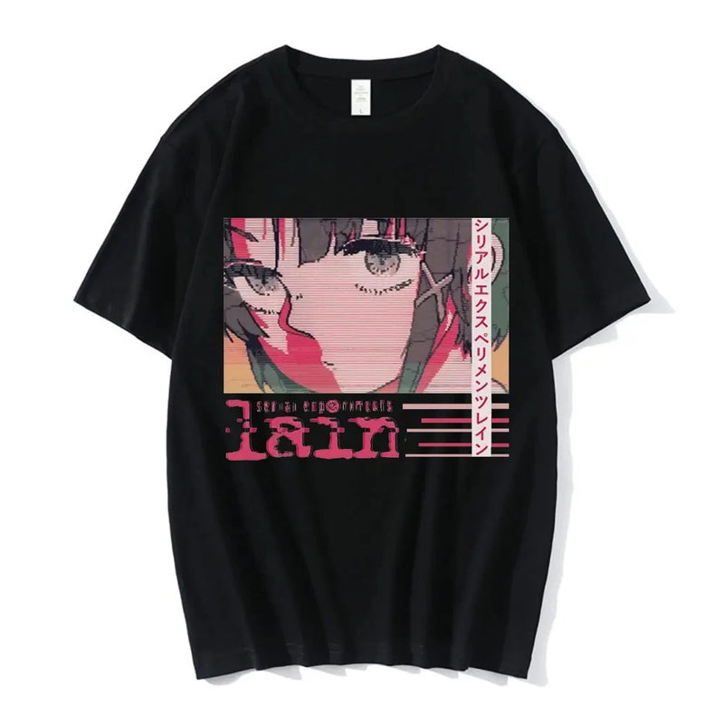 Camiseta Serial Experiments Lain Estilo Manga Unissex