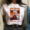 Camiseta Feminina Demon Slayer Nezuko & Tanjirou Estilo Manga Anime