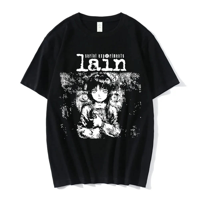 Camiseta Serial Experiments Lain Estilo Manga Unissex