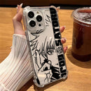 Case Gojo Satoru – Transparent Shockproof Edition para iPhone | Proteção & Estilo Jujutsu Kaisen