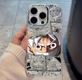 Case One Piece – Luffy Transparent Black Edition para iPhone | Estilo Premium & Proteção Leve
