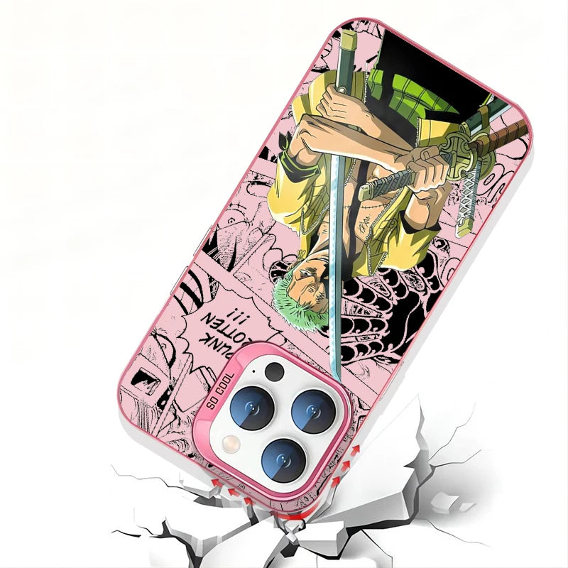 Case One Piece – Luffy Candy Matte Edition para iPhone | Estilo Anime & Proteção Premium