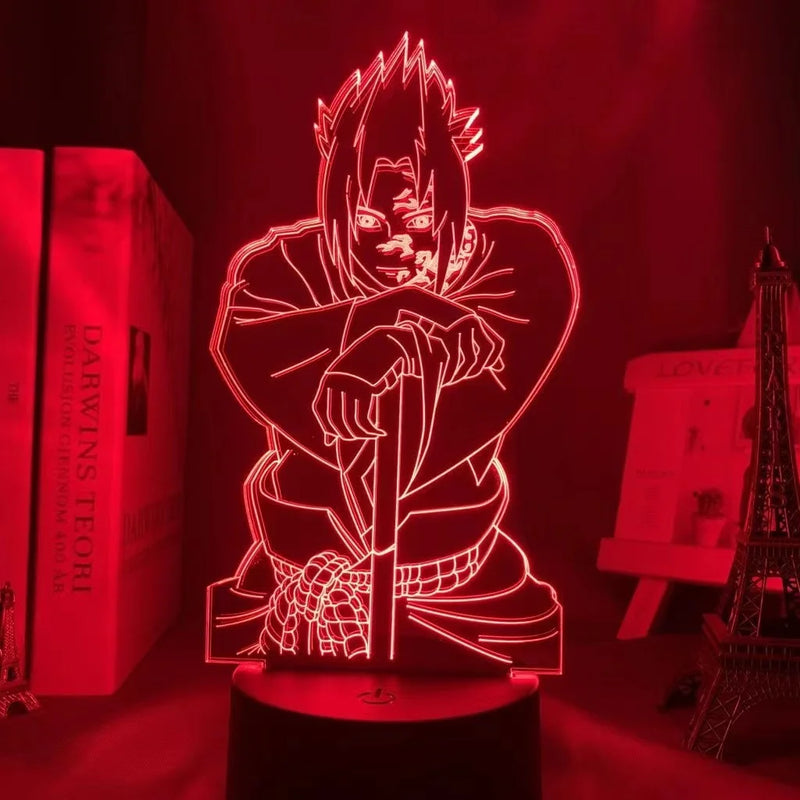 Luminária 3D LED Naruto Uzumaki – Time 7 (Sasuke, Kakashi, Naruto)