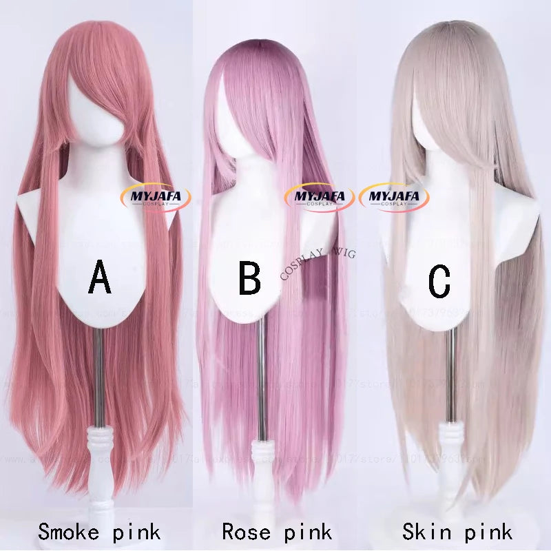 Peruca Longa 100cm – Cores Sólidas | Alta Temperatura | Cosplay Premium + Wig Cap
