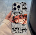 Case One Piece – Luffy Transparent Black Edition para iPhone | Estilo Premium & Proteção Leve