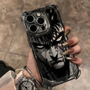 Case Berserk Guts – Anti-Impacto Airbag para iPhone | Acabamento Premium Plating & Estilo Anime